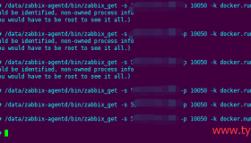 zabbix报错(Not all processes could be identified, non-owned process info  will not be shown, you would have to be root to see it all.)