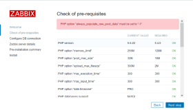 zabbix-3.0报错 lways_populate_raw_post_data 解决