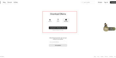 搭建自己的人工智能大模型-Ollama+open-webui