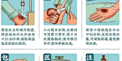 烫伤急救5步曲科普